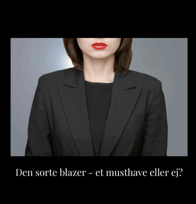 Nej, du SKAL ikke eje en blazer